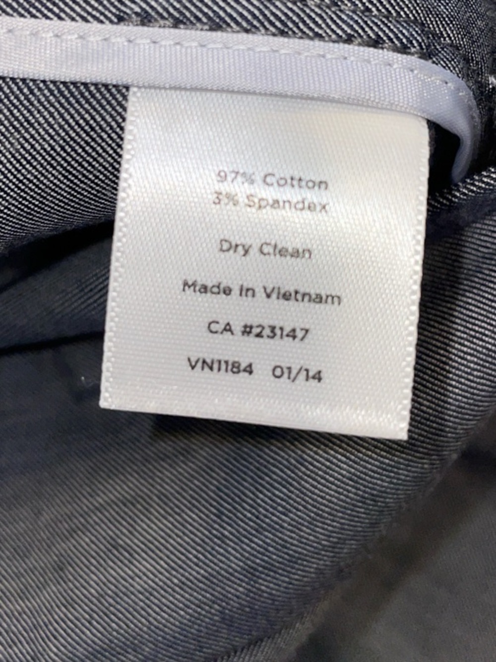 Talbots Petite’s Heritage Straight Leg Pants in Heather Gray Size 14P Like New - Picture 8 of 11